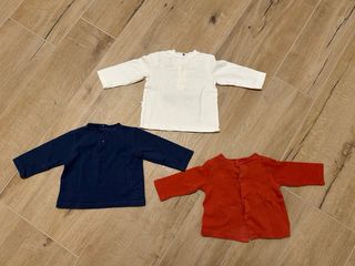 Magliette manica lunga neonato 3 pezzi