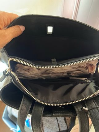 Mochila Desigual Negra Bordada