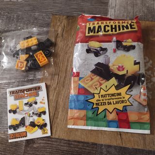 Mattoncini simil Lego Transformer Machine