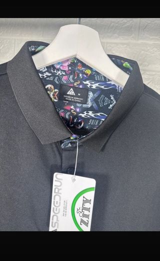 Polo negro manga larga hombre