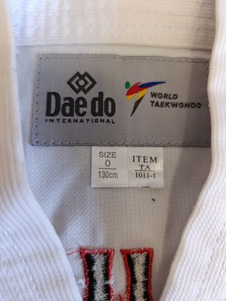 Kimono infantil Dae Do blanco