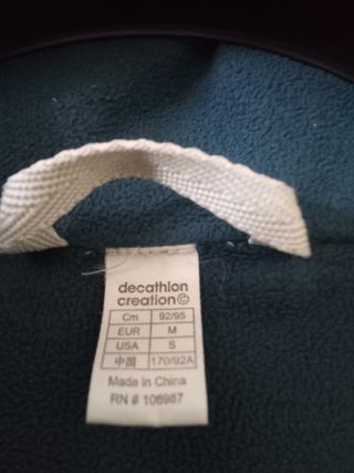 Abrigo impermeable mujer Tribord azul