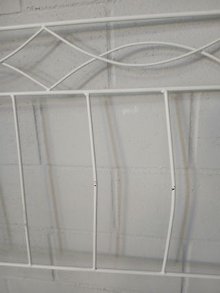 Mueblix CABECERO FORJA Nova - Blanco, 90 cm