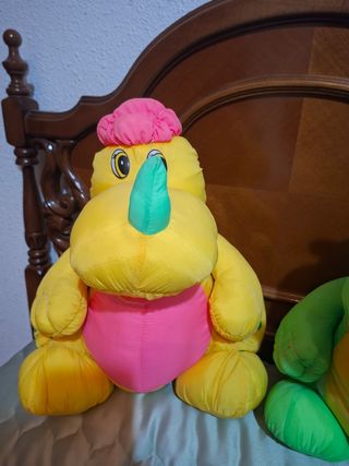 Peluches Dinosaurios puffalumps años 90