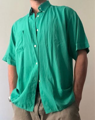 Camisa verde vintage