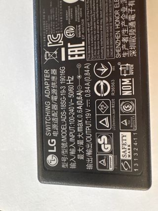 LG ADS-18SG-19-3 19016G caricabatterie