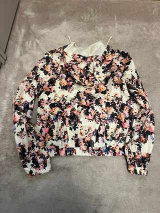 Chubasquero Brave Soul floral multicolor Talla M