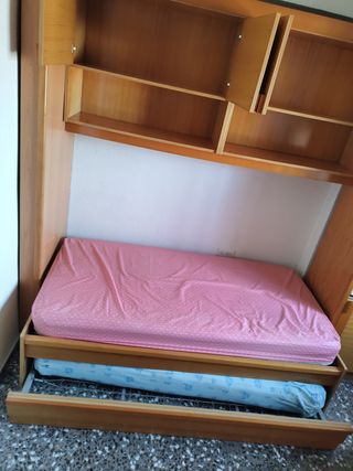 Cama nido de madera