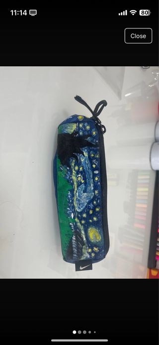 Estuche de la noche estrellada de Van Gogh 