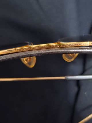 Gafas Ray-Ban vintage Oro 24k y platino Años 80 
