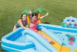 Piscina Hinchable Intex con Tobogán