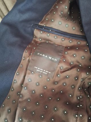 Traje Hombre Azul Marino Talla 40