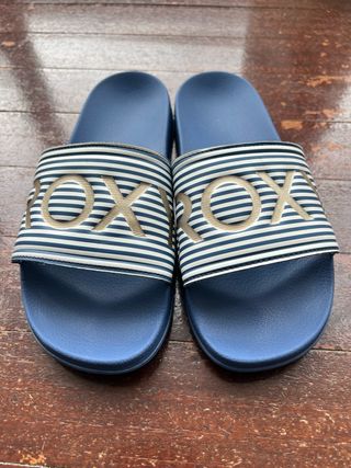 Chanclas Roxy Azul Rayas