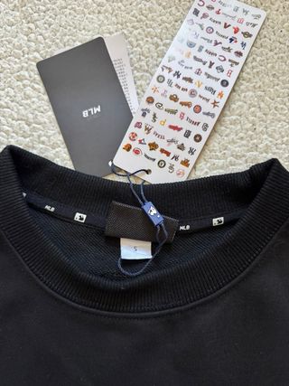 Sudadera MLB Negra Logo Yankees