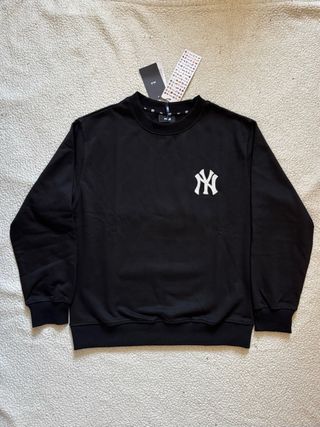 Sudadera MLB Negra Logo Yankees
