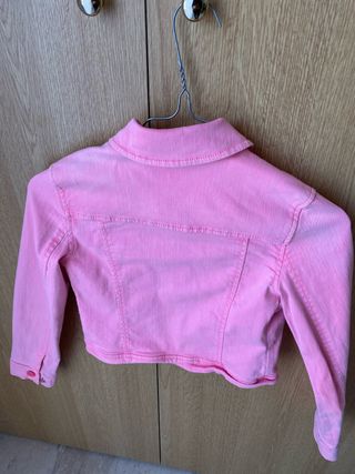 cazadora tejana rosa GAP niña T- 6-8 años