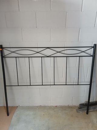 Cabecero Mueblix Forja Nova Negro 140cm