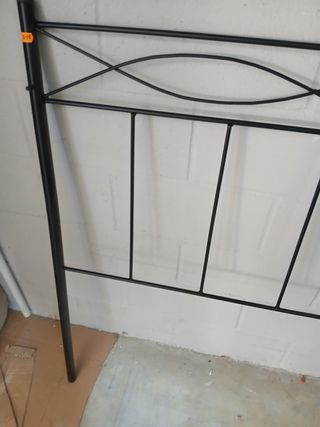Cabecero Mueblix Forja Nova Negro 140cm