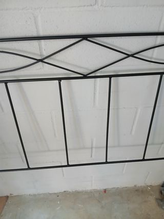 Cabecero Mueblix Forja Nova Negro 140cm
