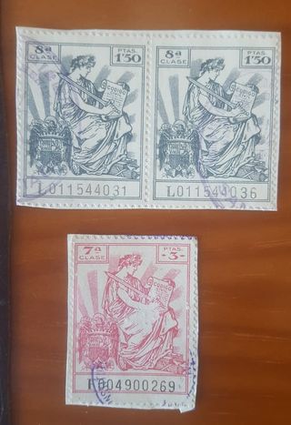 Colección de sellos antiguos españoles