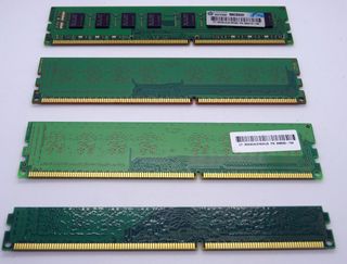 Lotto 4x ram 4gb DDR3 varie marche Samsung kingsto