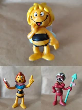 Figuras PVC La Abeja Maya Años 80 Schleich
