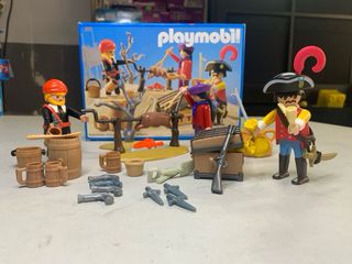 Playmobil 3794 Piratas Asado Playa
