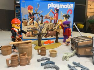 Playmobil 3794 Piratas Asado Playa