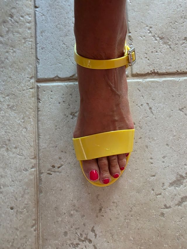 Sandali Imec Gialli Gomma