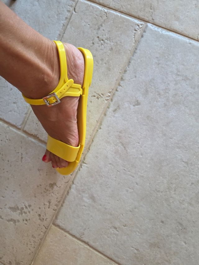 Sandali Imec Gialli Gomma