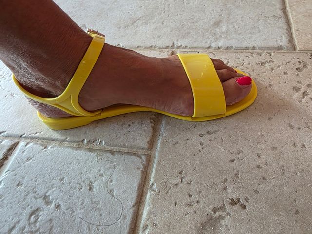 Sandali Imec Gialli Gomma