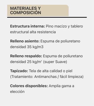 Sofá Modular Deslizante 3 Plazas