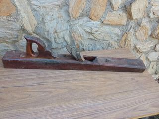 Cepillos de carpintero antiguos de madera