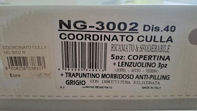 Coordinato culla Nazzareno Gabrielli