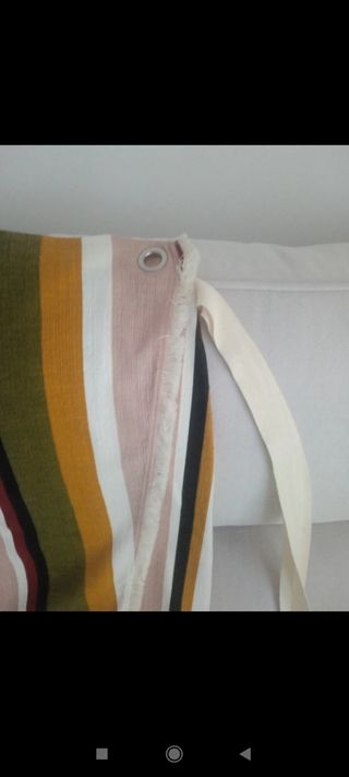 Falda MIDI Zara Rayas Multicolor