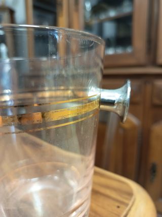 Cubitera de cristal vintage