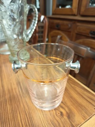 Cubitera de cristal vintage
