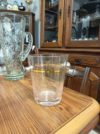 Cubitera de cristal vintage