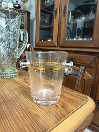 Cubitera de cristal vintage