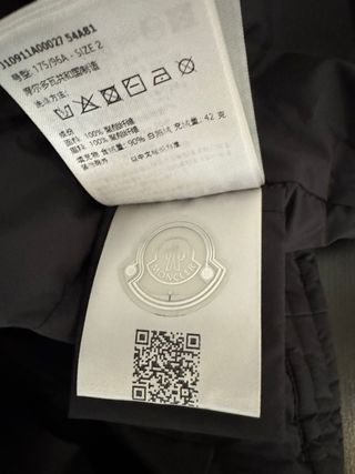 Chaqueta Moncler Perial Negra Acolchada