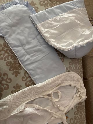 Saco y Cubre Capazo Bebé Azul