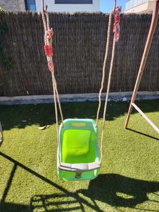 Columpio infantil verde