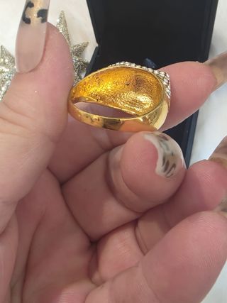 Anillo Hombre Chapado Oro 18k