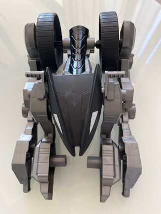 Figuras Batman y Spiderman con Batmoto
