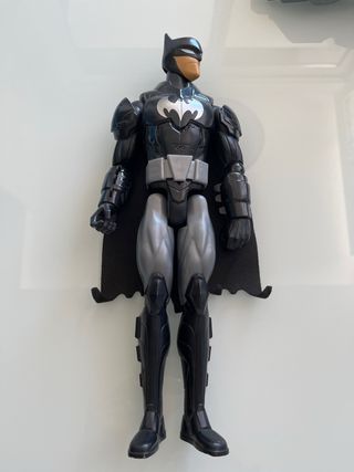 Figuras Batman y Spiderman con Batmoto