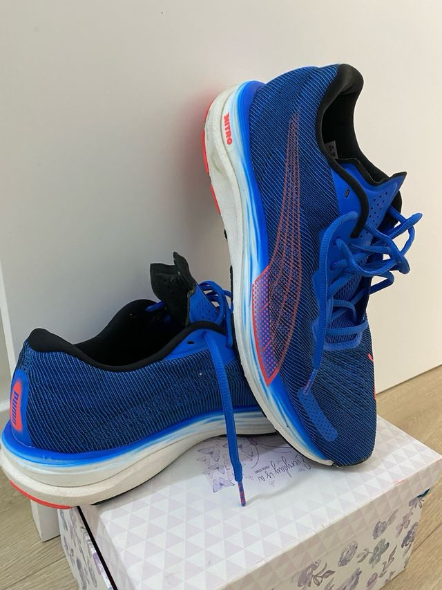 Deportivas Puma Azul y Rojo