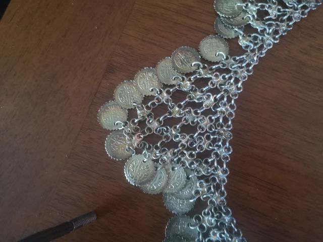 Cintura per danza del ventre con monete