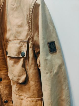 Cazadora BELSTAFF L M Chaqueta piel cuero xwz
