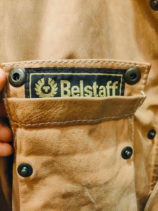 Cazadora BELSTAFF L M Chaqueta piel cuero xwz