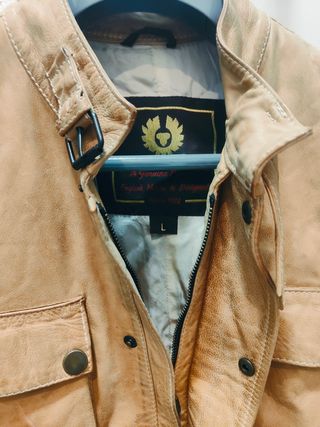 Cazadora BELSTAFF L M Chaqueta piel cuero xwz